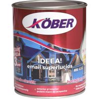 Email Ideea Kober Alb Polar 4L Vopsea alchidica pentru lemn / metal, interior / exterior