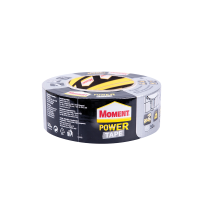 Banda Adeziva Reparatii, Moment, Power Tape, Argintie, 50mmx50M pentru reparatii, fixare, etansare, intarire, protejare, lipire, impachetare in casa, in gradina, in
