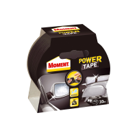 Banda Adeziva Reparatii Moment, Power Tape, Neagra,  10M polietilena + panza, universala super puternica