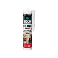 Bison, Fire Place Sealant Negru, 530G mastic refractar rezistent la temperaturi ridicate