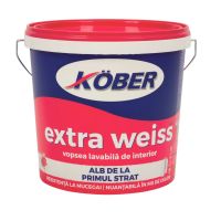 Kober Extra Weiss, Interior, 8.5L Vopsea Lavabila