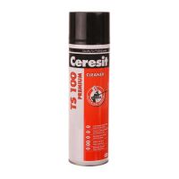 Ceresit TS100, Premium Cleaner, 500ml Agent de Curatare Spuma Poliuretanica Neintarita, folosirea fara pistol, cap tip spray