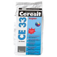 Ceresit Ce 33 , 5 Kg Graphite Chit de rosturi standard pentru grosimi 2-8 mm