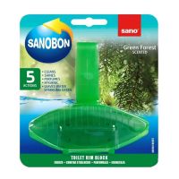 Odorizant WC Sano Bon, Green Forest, 5 in 1, 55g parfum placut, de pin