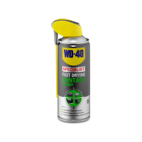 Spray Contacte Electrice WD40, Fast Drying Contact Cleaner, 400ml (51376) curata urmele de ulei, praf, murdarie, oxizi si condensul de pe suprafetele sensibile ale aparatelor