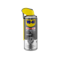 Spray Lubrifiant WD-40, Anti Friction Dry PTFE, 400ml (780017) asigura o lubrifiere sporita, lasand o pelicula uscata si alba ce nu atrage praful, murdaria sau ule