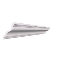 Bagheta Polistiren De Colt, BC14, 80x80mm 2M modern, alba