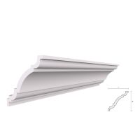 Bagheta Polistiren De Colt, BC23, 100x100mm 2M modern, alba