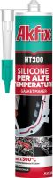 Afkix, HT300, Garnituri, 50G, Negru pentru etansare si lipire la automobile, sobe, cuptoare