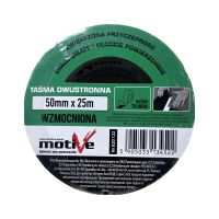 Banda Dublu Adeziva, Motive, Cu Insertie Textila, 50mmx25ml (020122) pentru lipirea mochetelor, covoarelor