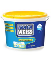 Innenweiss Interior, 8.5L Vopsea Lavabila, Alba