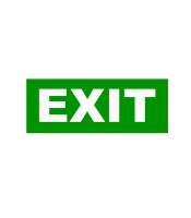 Autocolant Exit