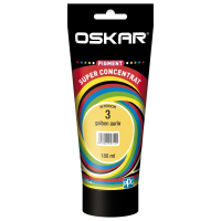 Pigment Oskar 180ml Galben Auriu 3 (432931) super concentrat, pentru vopsea lavabila