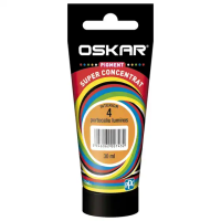 Pigment Oskar 30ml Portocaliu Luminos 4 (432437) super concentrat, pentru vopsea lavabila