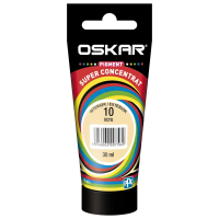 Pigment Oskar 30ml Ocru 10 (432700) super concentrat, pentru vopsea lavabila