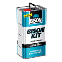 Adeziv Bison Kit De Contact Universal, 4.5L (442009)  pentru lipirea materialelor aflate sub tensiune, rezistenta la umezeala