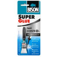 Adeziv Bison Super Glue Control,3 G (401017) cianoacrilat instant, lichid si puternic