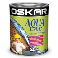 Oskar Aqua Lac, Lac pentru lemn, stejar, pe baza de apa, interior / exterior, 0,75 l