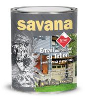 Email Savana multisuport pe baza de apa cu Teflon 0.75L Alb interior/exterior