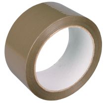 Banda Ambalare Hardex, Maro, 48mmx40M pentru lipire/sigilare/ambalare colete, cutii